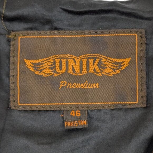 Unik Premium Brown Leather‎ Vest Braided Sides - Picture 6 of 12